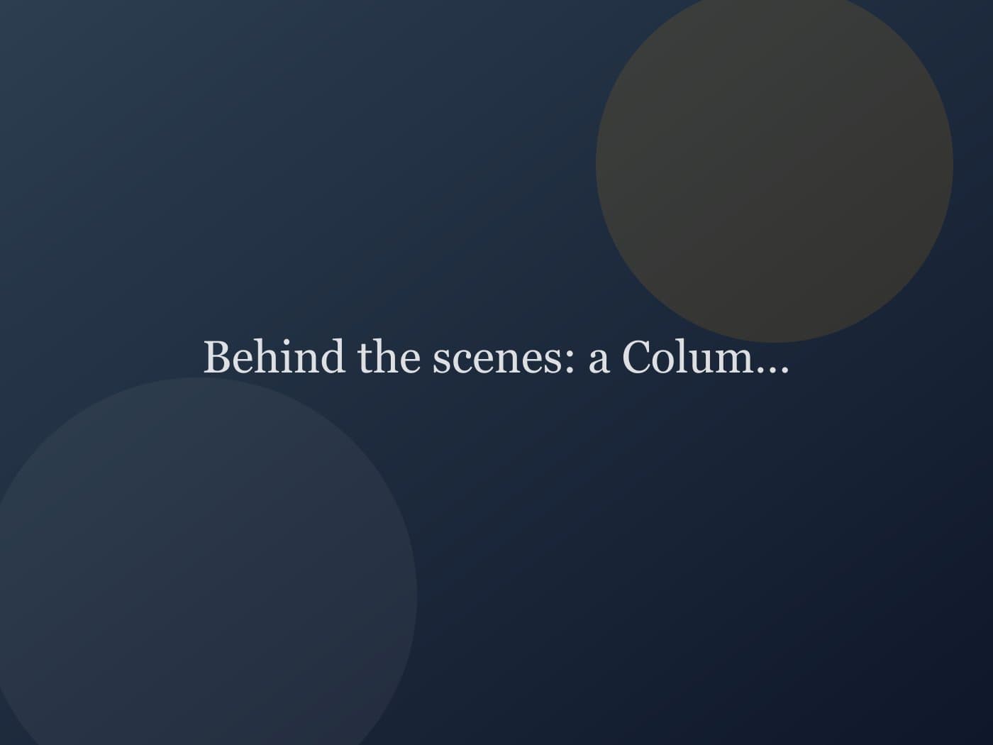 Journal — Behind the scenes: a Columbia Gorge elopement