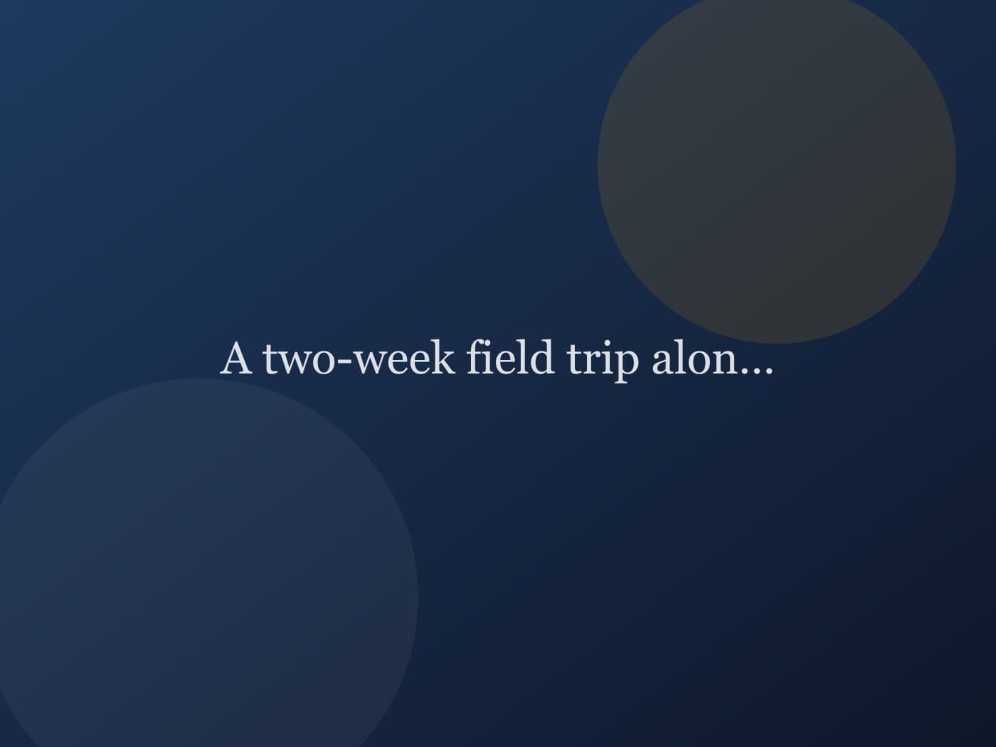 Journal — A two-week field trip along Iceland’s Ring Road