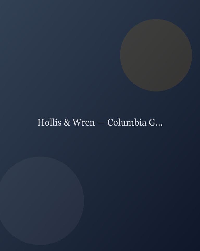 Hollis & Wren — Columbia Gorge — weddings project cover
